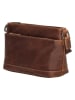 HIDE & STITCHES Skórzana torebka w kolorze jasnobrązowym - 21,5 x 14 x 6,5 cm