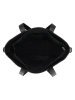 HIDE & STITCHES Leder-Schultertasche in Schwarz - (B)35 x (H)24 x (T)10 cm