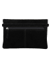 HIDE & STITCHES Leder-Umhängetasche "Brazos" in Schwarz - (B)24 x (H)16 x (T)5,5 cm