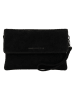 HIDE & STITCHES Leder-Umhängetasche "Brazos" in Schwarz - (B)24 x (H)16 x (T)5,5 cm