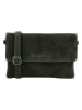 HIDE & STITCHES Skórzana torebka "Brazos" w kolorze oliwkowym - 24 x 16 x 5,5 cm