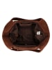 HIDE & STITCHES Leder-Shopper "Brazos" in Braun - (B)47 x (H)27 x (T)15 cm