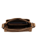 HIDE & STITCHES Skórzana torebka "Brazos" w kolorze jasnobrązowym - 24,5 x 16 x 5,5 cm