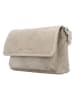 HIDE & STITCHES Leder-Umhängetasche "Brazos" in Beige - (B)24,5 x (H)16 x (T)5,5 cm