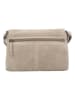 HIDE & STITCHES Leder-Umhängetasche "Brazos" in Beige - (B)24,5 x (H)16 x (T)5,5 cm