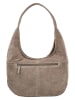 HIDE & STITCHES Leder-Shopper "Brazos" in Taupe - (B)42 x (H)40 x (T)10 cm