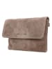 HIDE & STITCHES Skórzana torebka "Brazos" w kolorze szarobrązowym - 24 x 16 x 5,5 cm