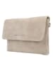 HIDE & STITCHES Leder-Umhängetasche "Brazos" in Beige - (B)24 x (H)16 x (T)5,5 cm