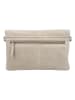 HIDE & STITCHES Leder-Umhängetasche "Brazos" in Beige - (B)24 x (H)16 x (T)5,5 cm