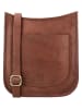 HIDE & STITCHES Leren schoudertas "Jura" lichtbruin - (B)20 x (H)21 x (D)8 cm