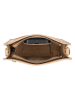 HIDE & STITCHES Leder-Umhängetasche "Jura" in Beige - (B)20 x (H)21 x (T)8 cm