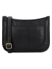 HIDE & STITCHES Leder-Schultertasche "Jura" in Schwarz - (B)25 x (H)17 x (T)10 cm