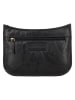 HIDE & STITCHES Leder-Schultertasche "Jura" in Schwarz - (B)25 x (H)17 x (T)10 cm