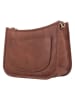 HIDE & STITCHES Leder-Schultertasche "Jura" in Hellbraun - (B)25 x (H)17 x (T)10 cm
