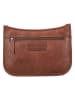 HIDE & STITCHES Leren schoudertas "Jura" lichtbruin - (B)25 x (H)17 x (D)10 cm