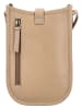 HIDE & STITCHES Leder-Handytasche "Jura" in Beige - (B)12 x (H)17 x (T)4 cm