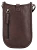 HIDE & STITCHES Leder-Handytasche "Jura" in Braun - (B)12 x (H)17 x (T)4 cm