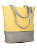 Zwei Schultertasche "J145" in Grau/ Gelb - (B)37 x (H)36 x (T)15 cm