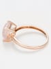 OR ÉCLAT Roségouden ring "Quartz unique" met edelsteen
