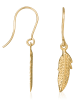 OR ÉCLAT Gold-Ohrhänger "Feuille"
