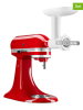 KitchenAid 2tlg. Set: Fleischwolf und Spritzgebäckaufsatz "5KSMFGCA" in Weiß