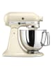 KitchenAid Küchenmaschine "Artisan" mit 2 Rührschüsseln in Creme - 4,8 l