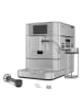 KitchenAid Kaffeevollautomat 5KES8558 "Espresso Maker KF8" in Silber