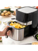 InnovaGoods Heteluchtfriteuse zwart/zilverkleurig - 5,5 l