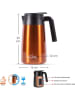 InnovaGoods Dzbanek termiczny "SI232250" w kolorze miedzianym - 1,2 l