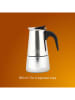 InnovaGoods Espressokocher ''FE001-6'' in Silber - 300 ml