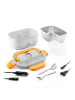 InnovaGoods Elektro-Lunchbox in Weiß/ Gelb