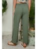 Le Monde du Lin Leinen-Hose in Khaki