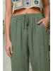 Le Monde du Lin Leinen-Hose in Khaki