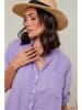 Le Monde du Lin Linnen blouse paars