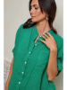 Le Monde du Lin Linnen blouse groen