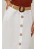Le Monde du Lin Spódnica w kolorze białym