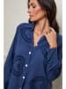 Le Monde du Lin Linnen blouse donkerblauw