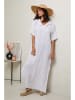 Le Monde du Lin Linnen jurk wit