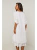 Le Monde du Lin Leinen-Kleid in Weiß