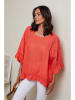 Le Monde du Lin Leinen-Bluse in Orange