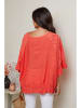 Le Monde du Lin Leinen-Bluse in Orange