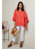 Le Monde du Lin Leinen-Bluse in Orange