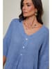 Le Monde du Lin Leinen-Bluse in Hellblau