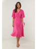 Le Monde du Lin Lniana sukienka w kolorze różowym