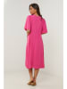 Le Monde du Lin Leinen-Kleid in Pink