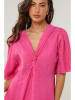 Le Monde du Lin Leinen-Kleid in Pink