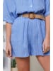 Rodier Lin Linnen short blauw