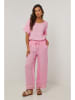 Le Monde du Lin Leinen-Hose in Rosa