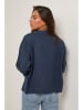 Le Monde du Lin Linnen blouson donkerblauw