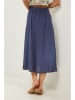 Le Monde du Lin Linnen rok donkerblauw